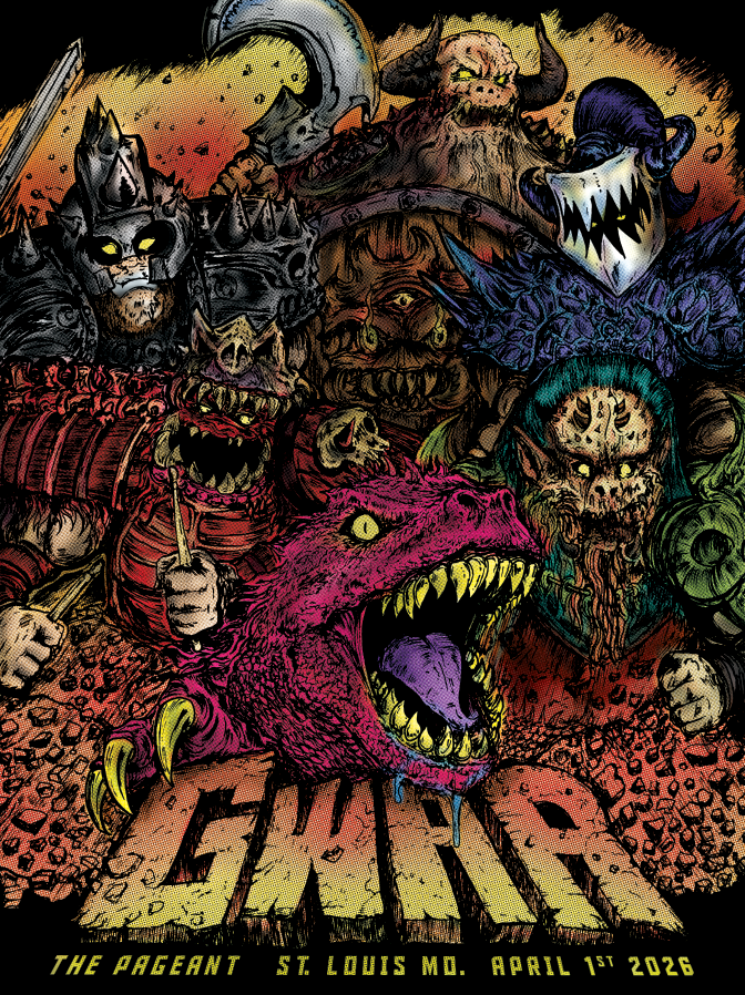 GWAR The Pageant St. Louis MO. April 1st, 2026 - Color